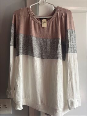 Staccato Dusty Mauve Knit Crewneck Sweater